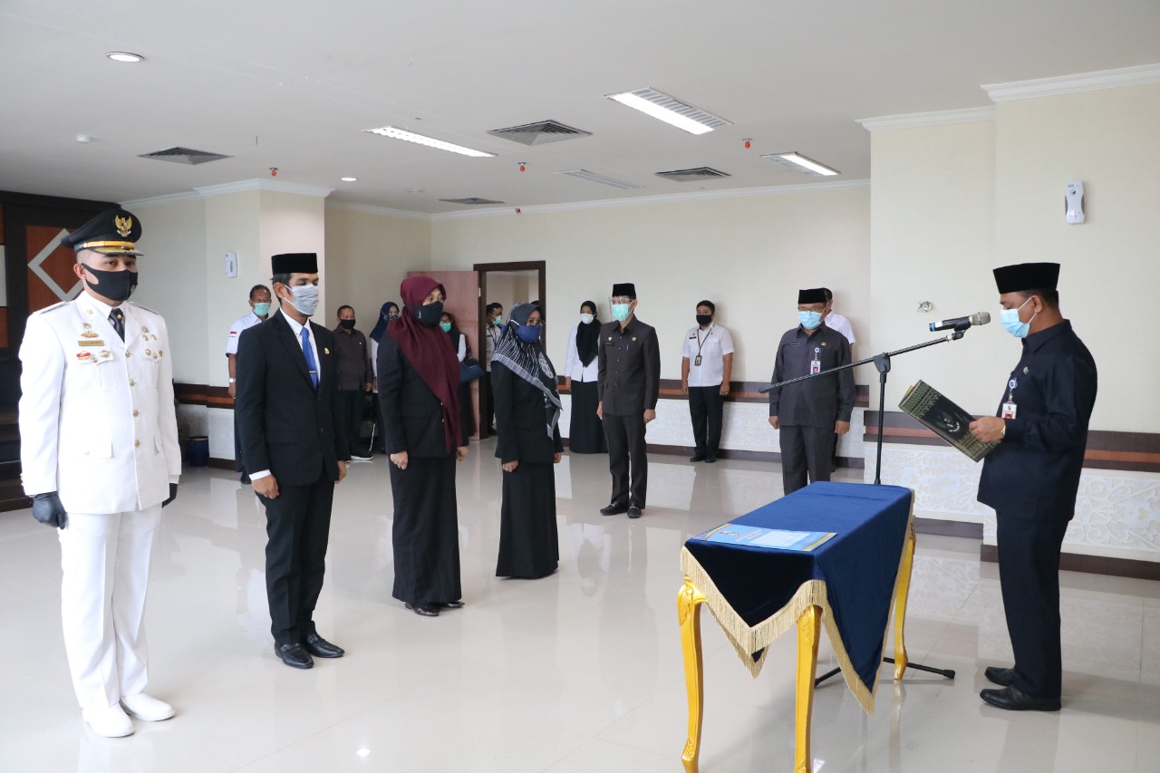 PJ Sekdako Lantik Empat Pejabat Administrator dan Pengawas