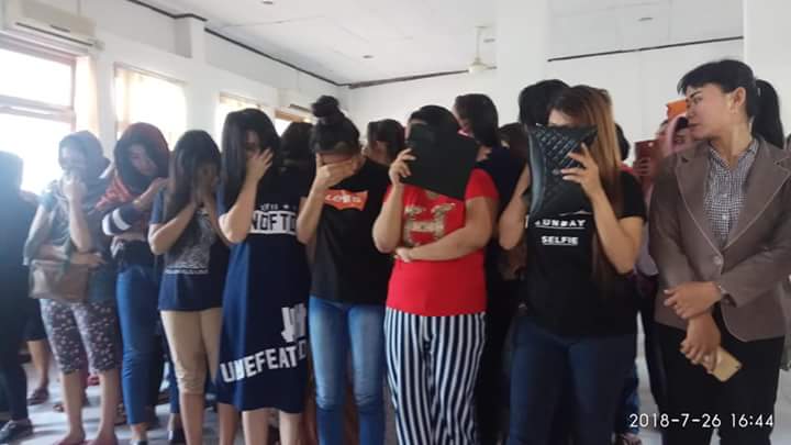 Razia Panti Pijat, Satpol PP Pekanbaru Amankan 47 Wanita dan Dua Pria