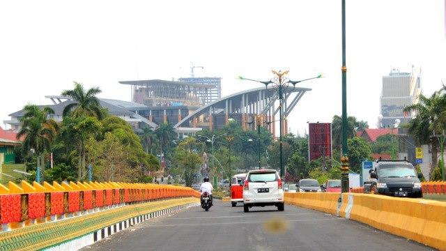 Flyover Sudirman,Dari bandara menuju arah kota